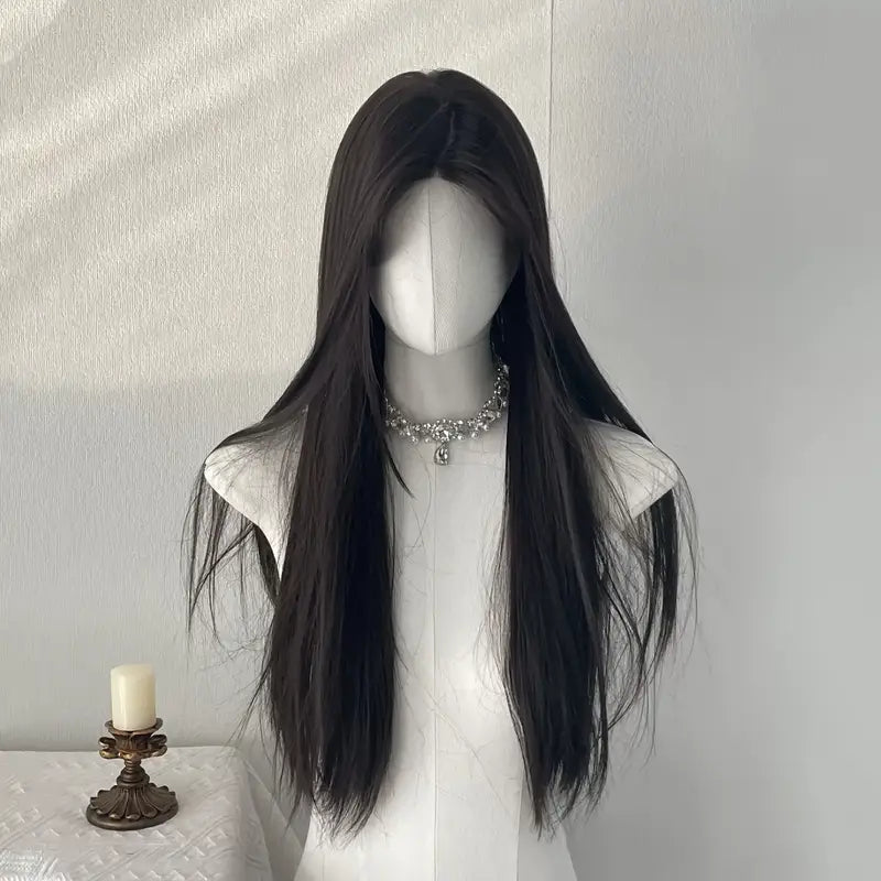 Ladies Straight Hair Full Head Wig