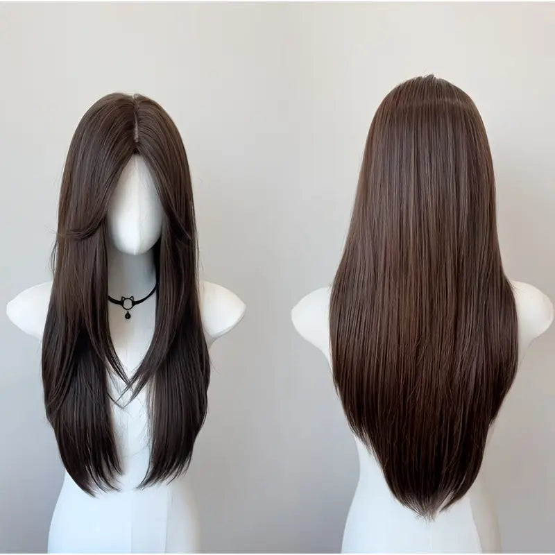 Ladies Straight Hair Full Head Wig
