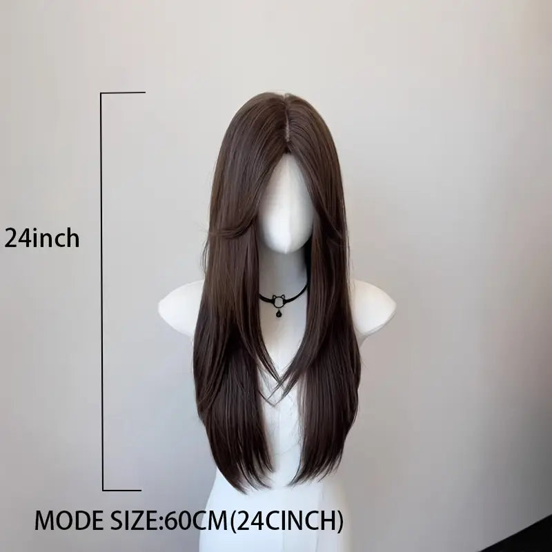 Ladies Straight Hair Full Head Wig