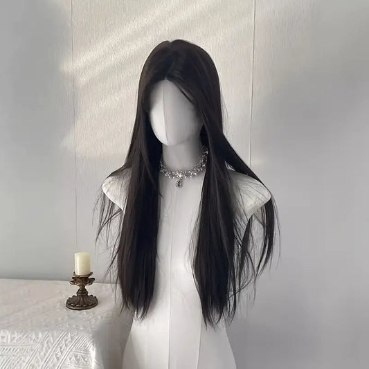 Ladies Straight Hair Full Head Wig